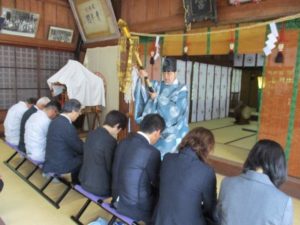 6月12日：八幡神社に安全祈願に行きました。①