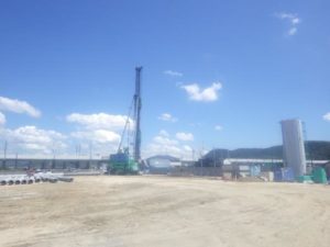 07月30日：杭打ち始まりました。②