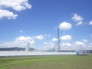 07月30日：杭打ち始まりました。①